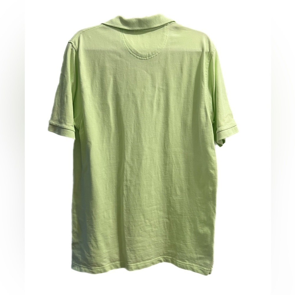 Izod Men’s Polo Size Medium Light Green Short Sleeve - Picture 2 of 4